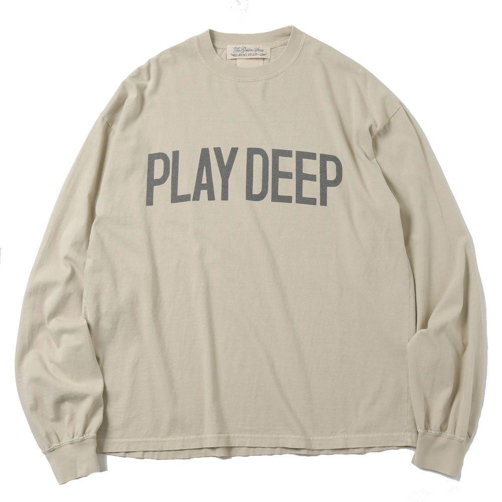 HARD SP加工20/-天竺ロンT(PALY DEEP)