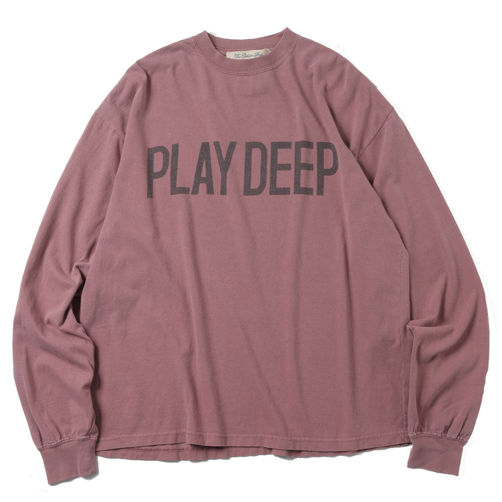 HARD SP加工20/-天竺ロンT(PALY DEEP)