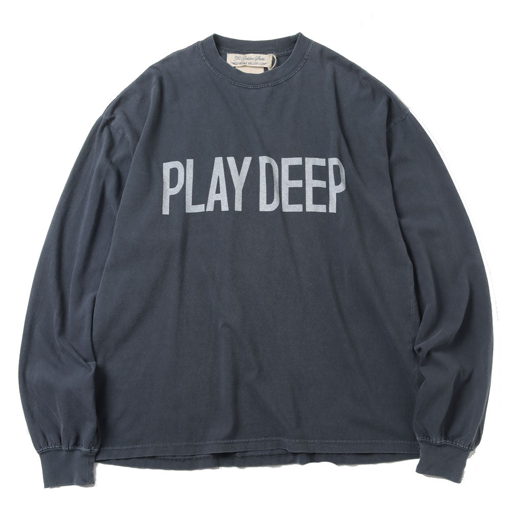 HARD SP加工20/-天竺ロンT(PALY DEEP)