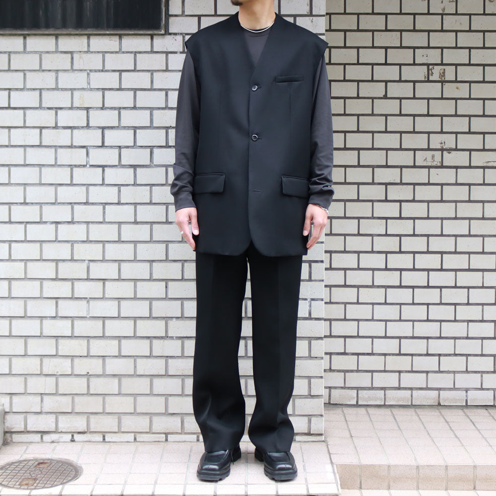 COTTON DOUBLE FACE OVERSIZED L/S TEE