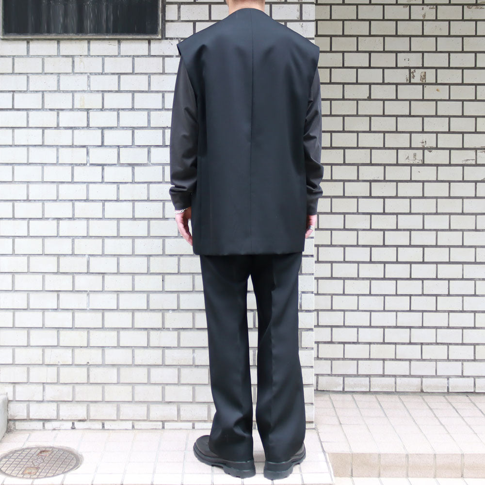 COTTON DOUBLE FACE OVERSIZED L/S TEE