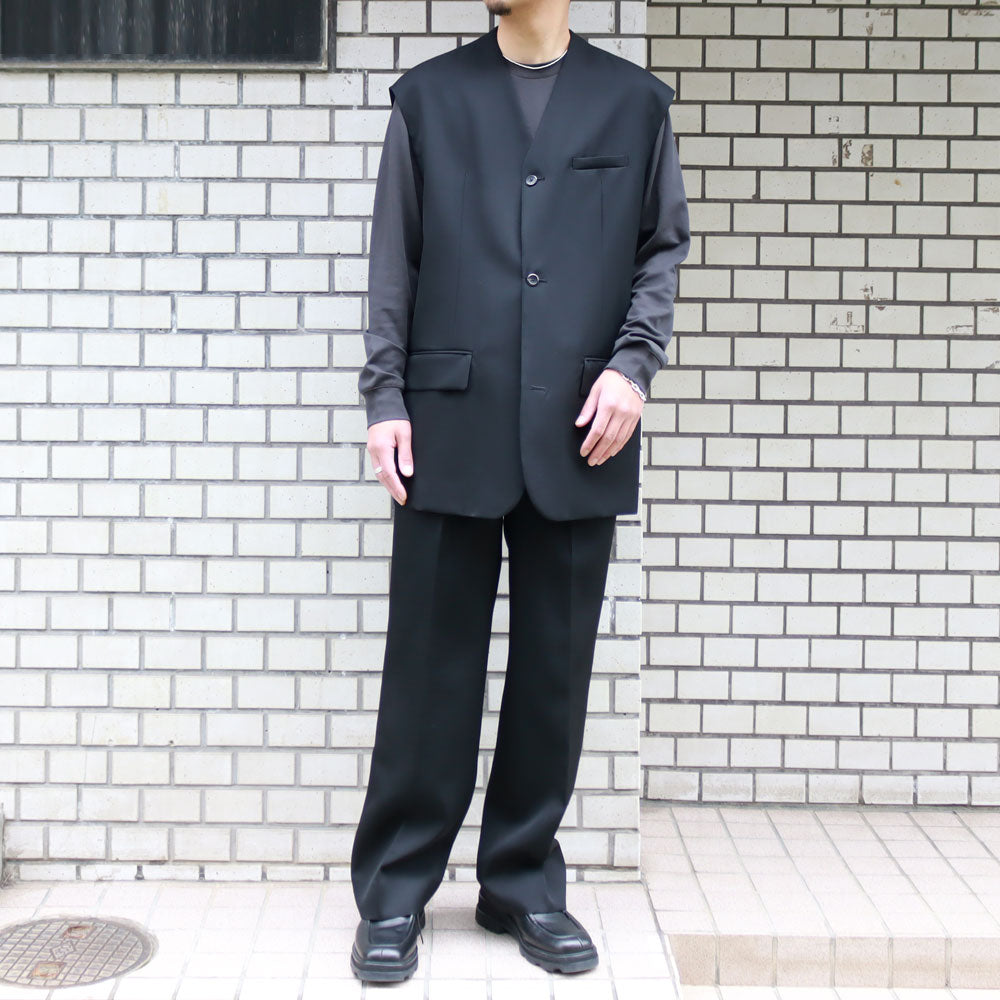 COTTON DOUBLE FACE OVERSIZED L/S TEE