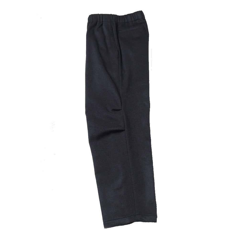 KNEE TUCK PANTS WOOL SILK BEAVER