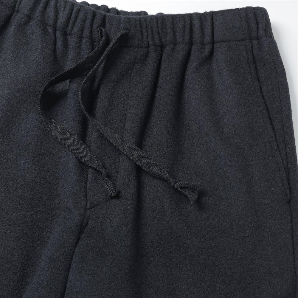 KNEE TUCK PANTS WOOL SILK BEAVER