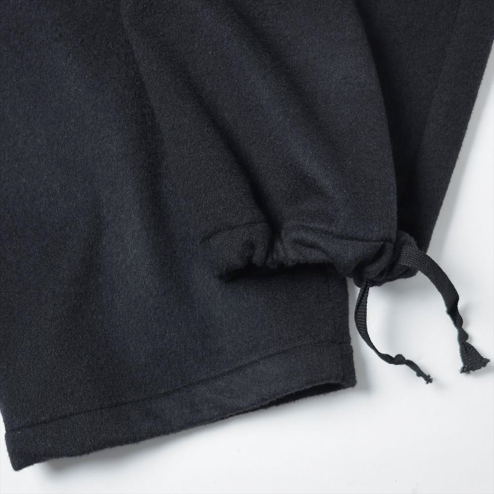 KNEE TUCK PANTS WOOL SILK BEAVER