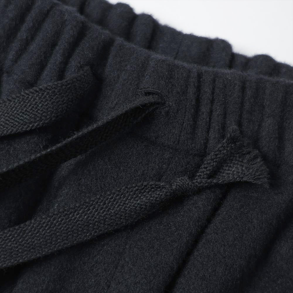 KNEE TUCK PANTS WOOL SILK BEAVER