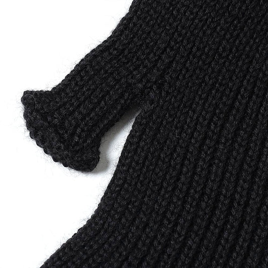  WOOL SILK CASHMERE DEADSTOCK YARN FINGERLESS GLOVES  