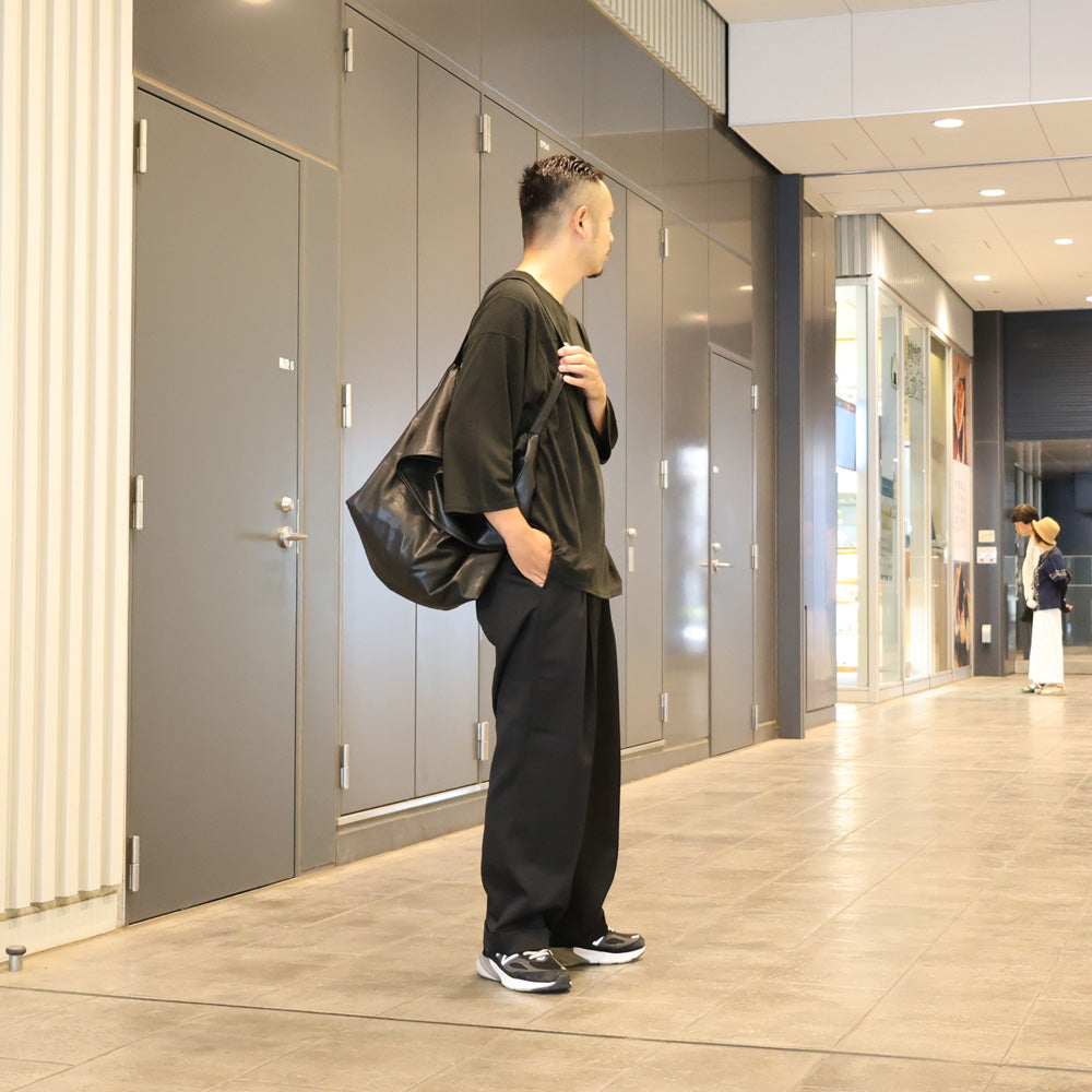 SYNTHETIC LEATHER SHOULDER BAG