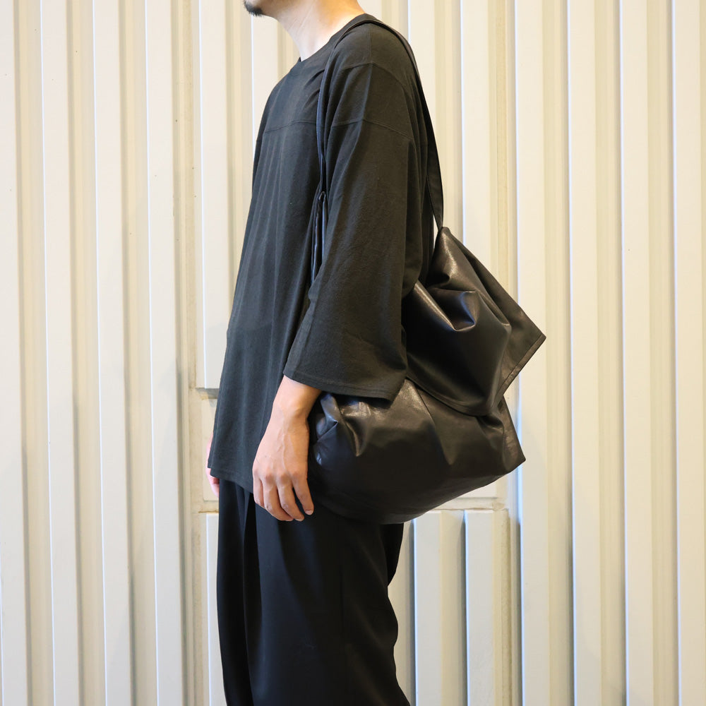 SYNTHETIC LEATHER SHOULDER BAG