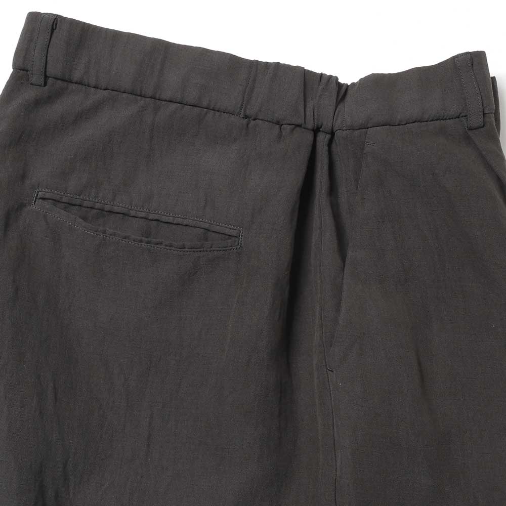COTTON LINEN VOILE LOOSE FIT SHORTS