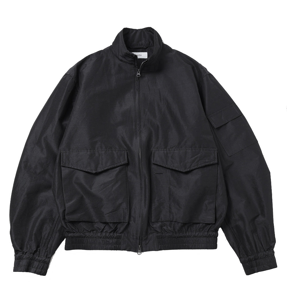 FLIGHT JACKET WOOL SILK HIGH COUNT TYPEWRITER