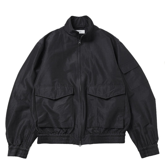  FLIGHT JACKET WOOL SILK HIGH COUNT TYPEWRITER  