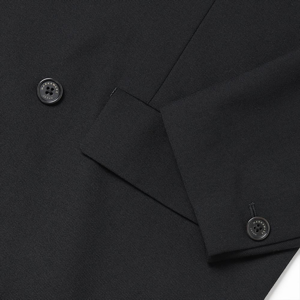 DOUBLE BREASTED COMFORT JACKET ORGANIC WOOL SURVIVAL CLOTH
