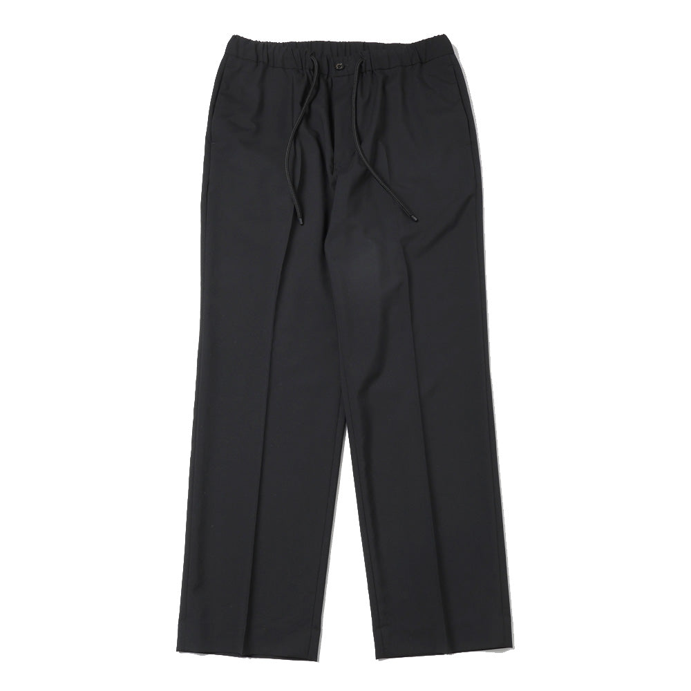 FLAT TAPERED EASY TROUSERS ORGANIC WOOL 2/80 TROPICAL