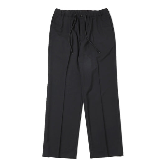  FLAT TAPERED EASY TROUSERS ORGANIC WOOL 2/80 TROPICAL  