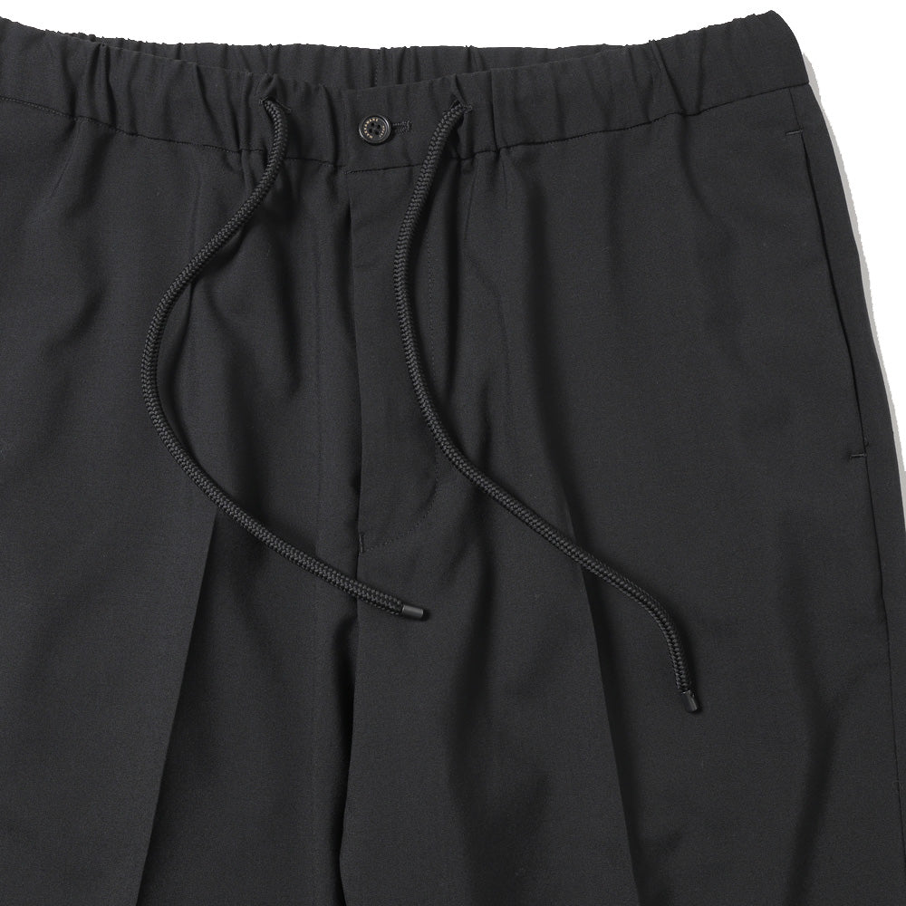 FLAT TAPERED EASY TROUSERS ORGANIC WOOL 2/80 TROPICAL