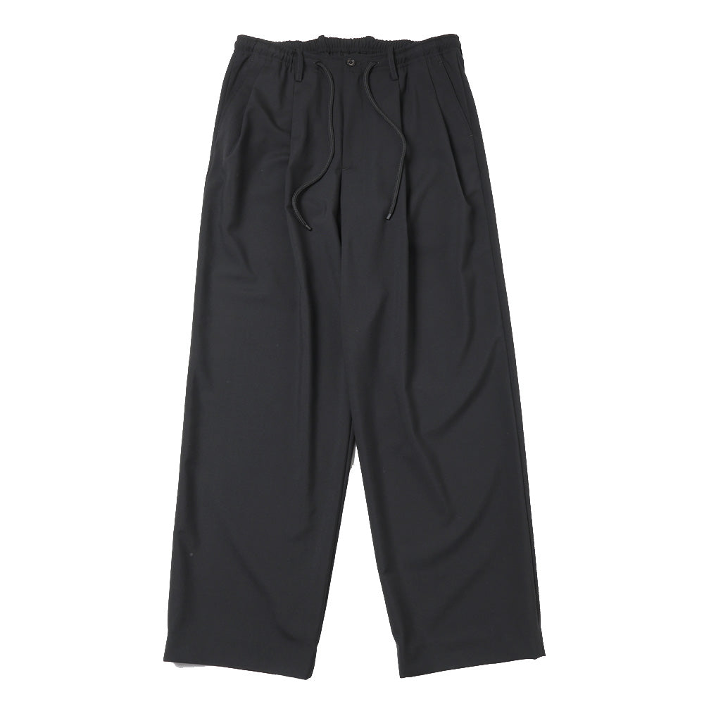 DOUBLE PLEATED EASY TROUSERS ORGANIC WOOL 2/80 TROPICAL