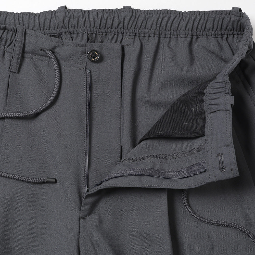 DOUBLE PLEATED EASY TROUSERS ORGANIC WOOL 2/80 TROPICAL