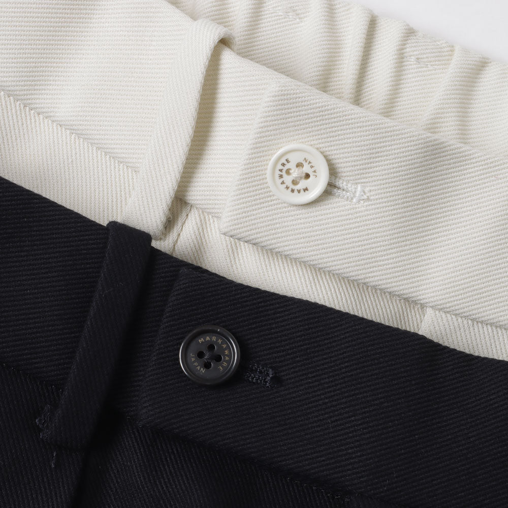 DOUBLE PLEATED TROUSERS ORGANIC COTTON SURVIVAL CLOTH