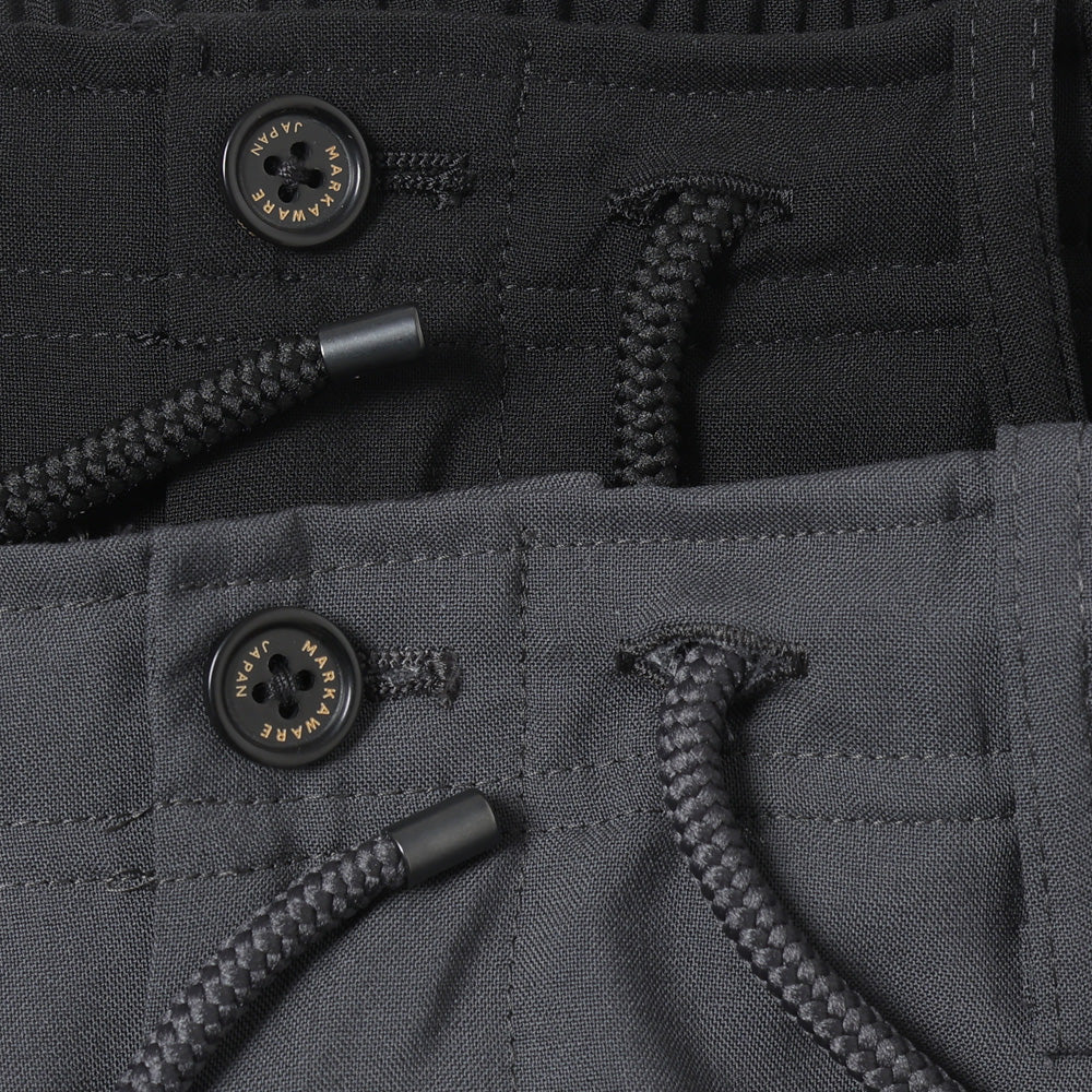 DOUBLE PLEATED EASY TROUSERS ORGANIC WOOL 2/80 TROPICAL