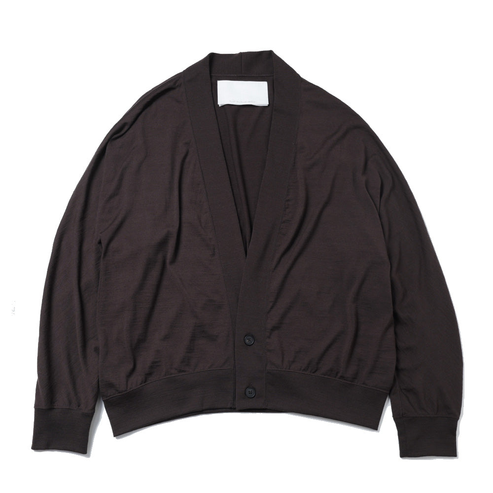 Super140s Wool Cachecoeur Cardigan