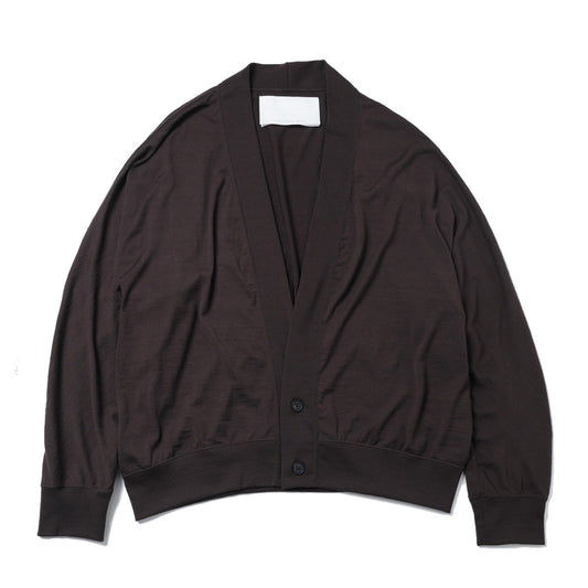  Super140s Wool Cachecoeur Cardigan  