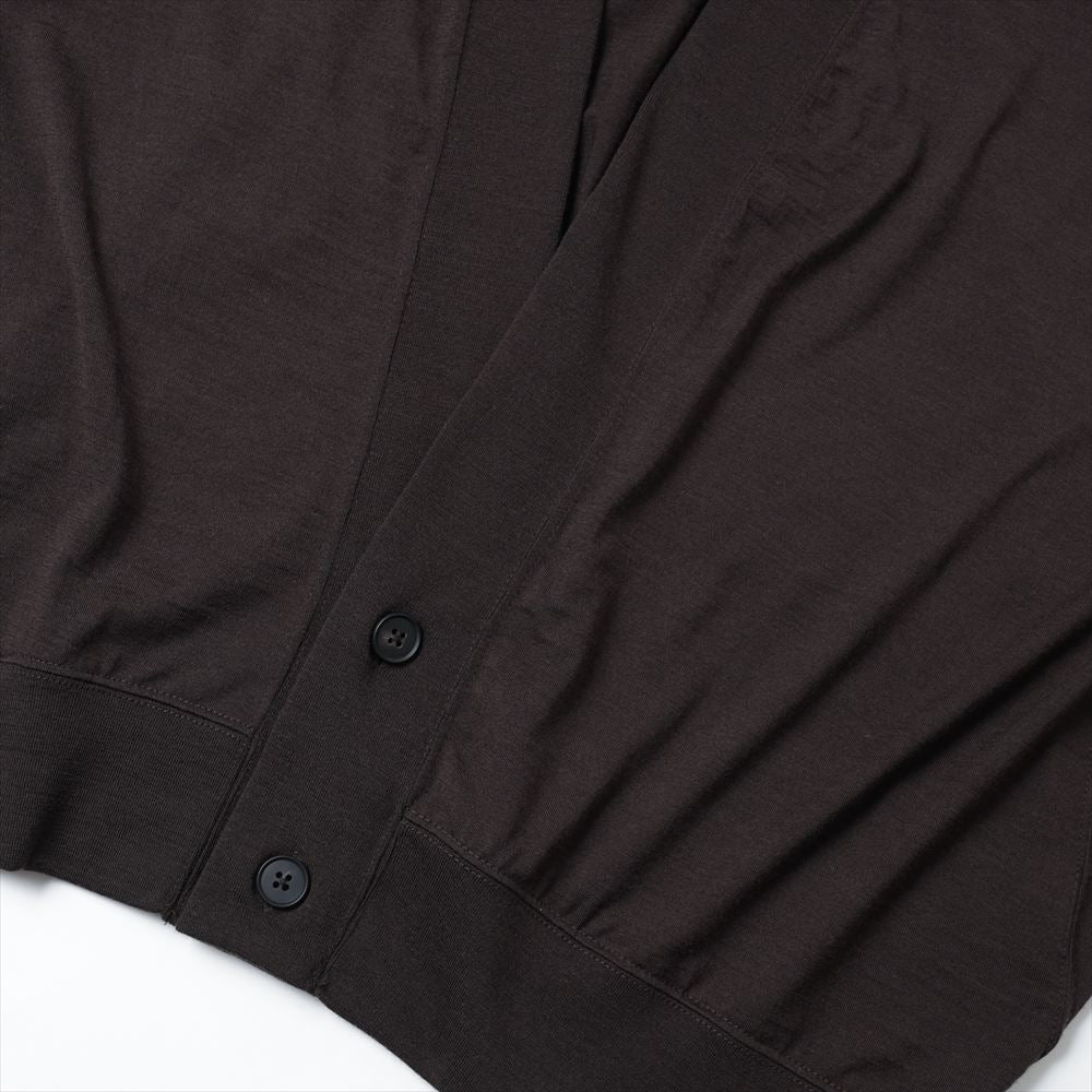 Super140s Wool Cachecoeur Cardigan