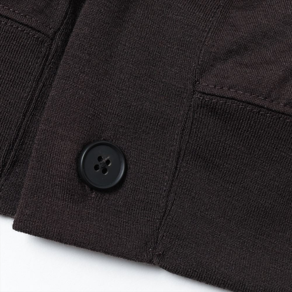 Super140s Wool Cachecoeur Cardigan