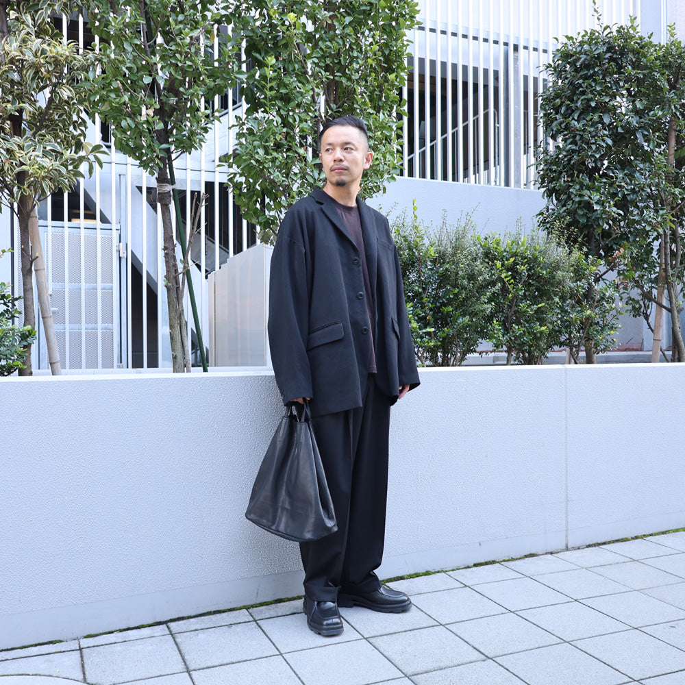 スーツ MARKAWARE WOOL GABARDINE WIDE TROUSERS スーツ MARKAWARE WOOL GABARDINE WIDE TROUSERS スーツ