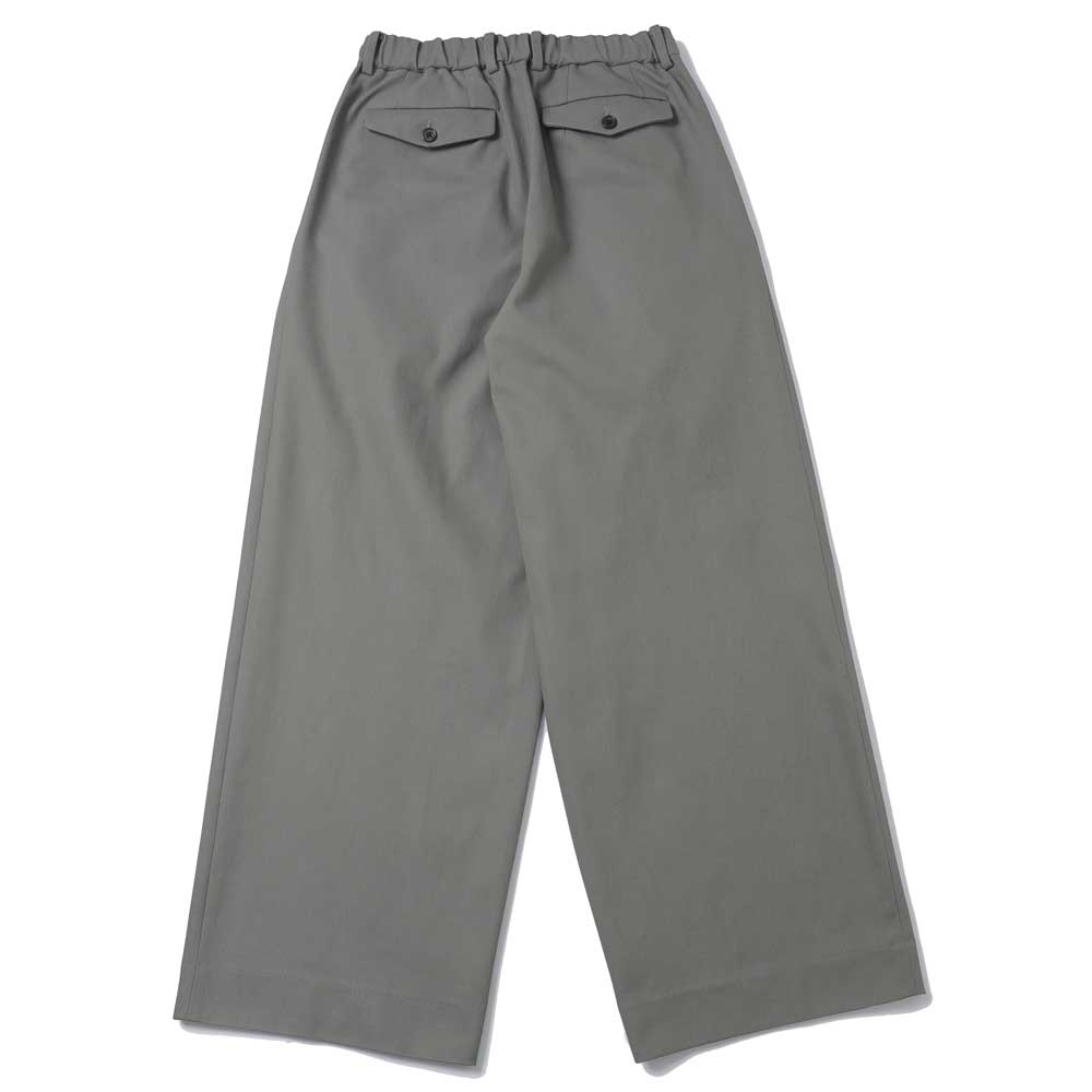 TRIPLE PLEATED WIDE TROUSERS ORGANIC COTTON SURVIVAL CLOTH
