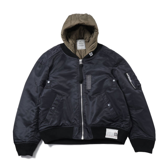 HOODED BOMBER JACKET  
