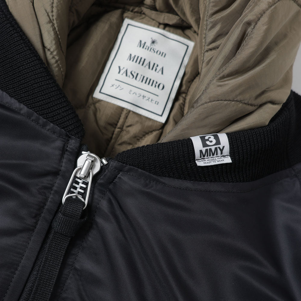 HOODED BOMBER JACKET