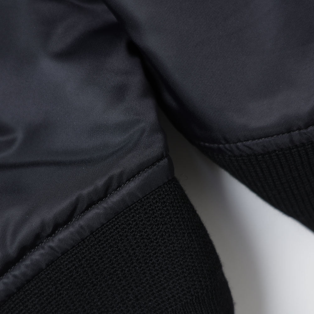 HOODED BOMBER JACKET