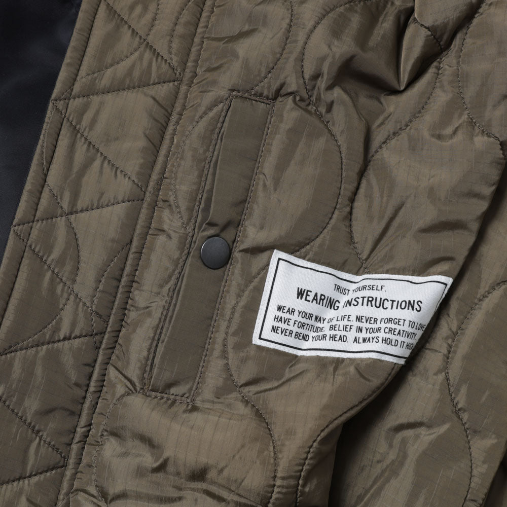 HOODED BOMBER JACKET