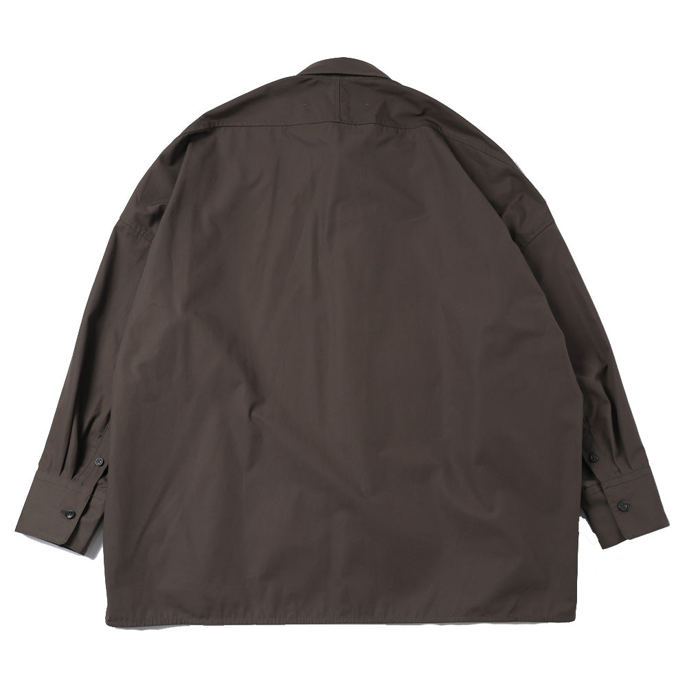 Draping Shirt Type A Clear Heavy Broadcloth