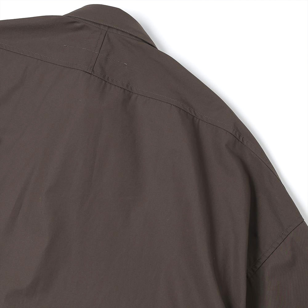 Draping Shirt Type A Clear Heavy Broadcloth