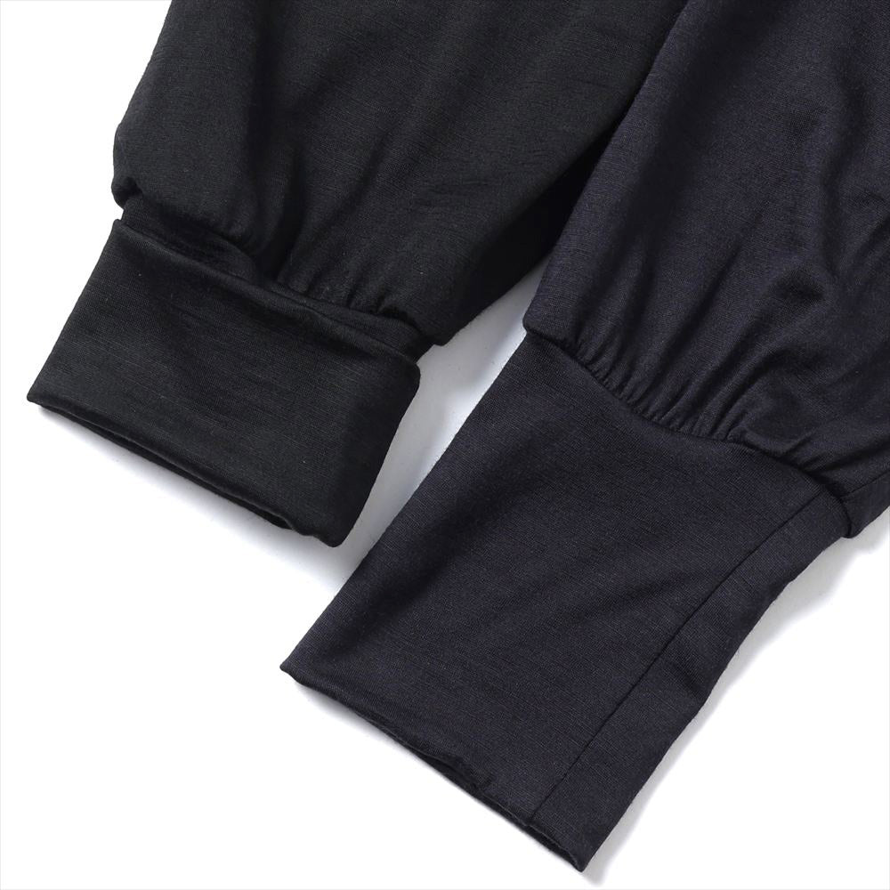 EXTRA FINE MERINO WOOL JERSEY POLO CARDIGAN