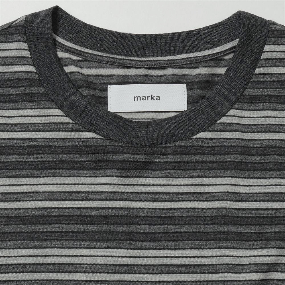 CREW NECK TEE SUPER120s WASHABLE WOOL