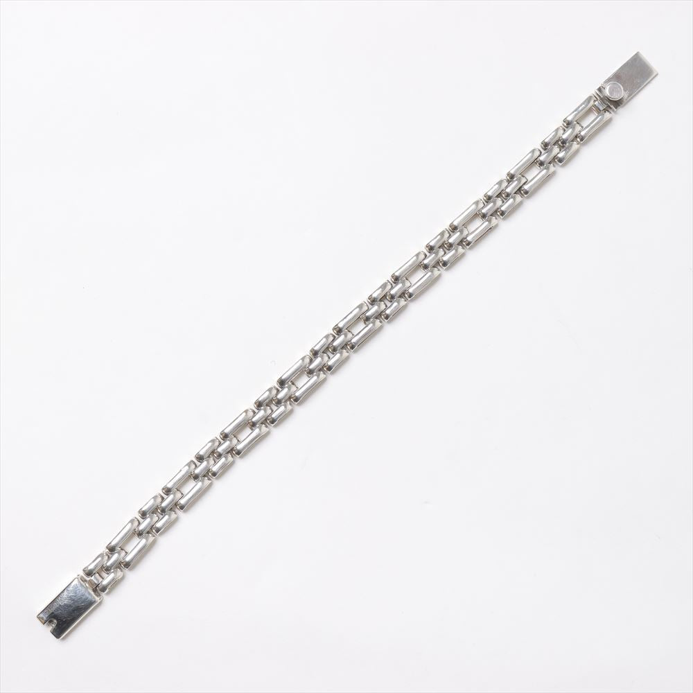 TAXCO SILVER FLAT MEDIUM CHAIN BRACELET