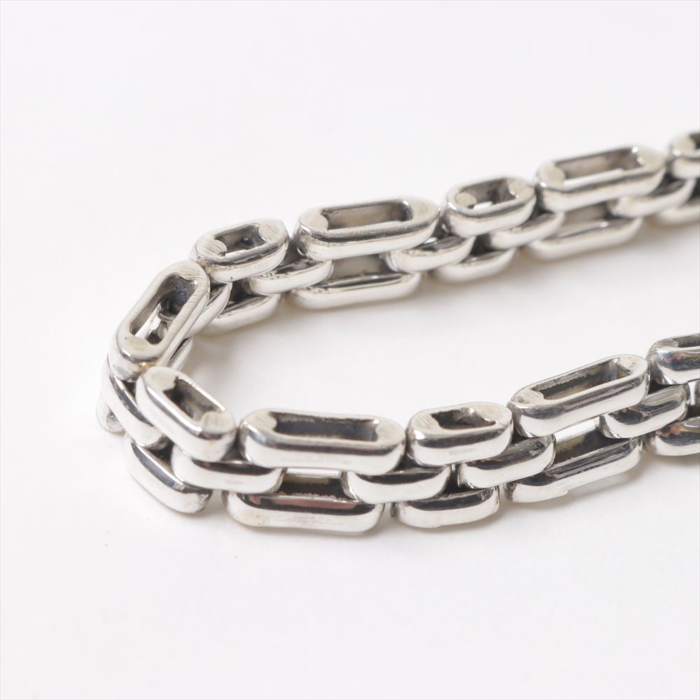 TAXCO SILVER FLAT MEDIUM CHAIN BRACELET