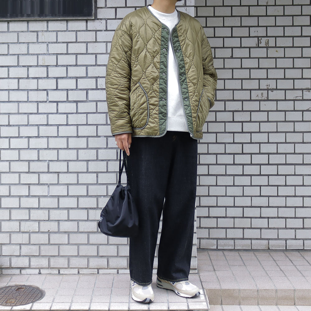 40s MIL BAGGY ZIPPED SHUTTLE DENIM TROUSERS