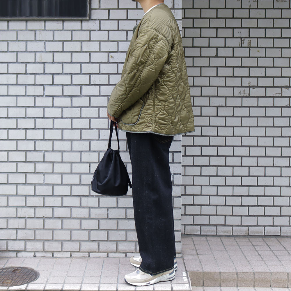 40s MIL BAGGY ZIPPED SHUTTLE DENIM TROUSERS