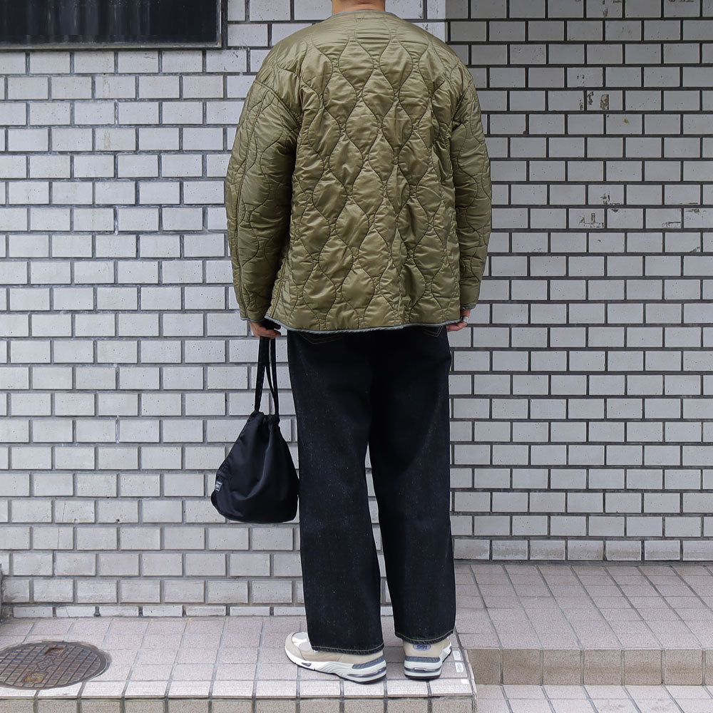 40s MIL BAGGY ZIPPED SHUTTLE DENIM TROUSERS