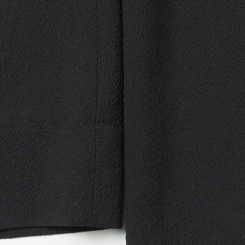 WOOL CREPE SABLE VOILE DEADSTOCK WIDE DRESS EASY PANTS