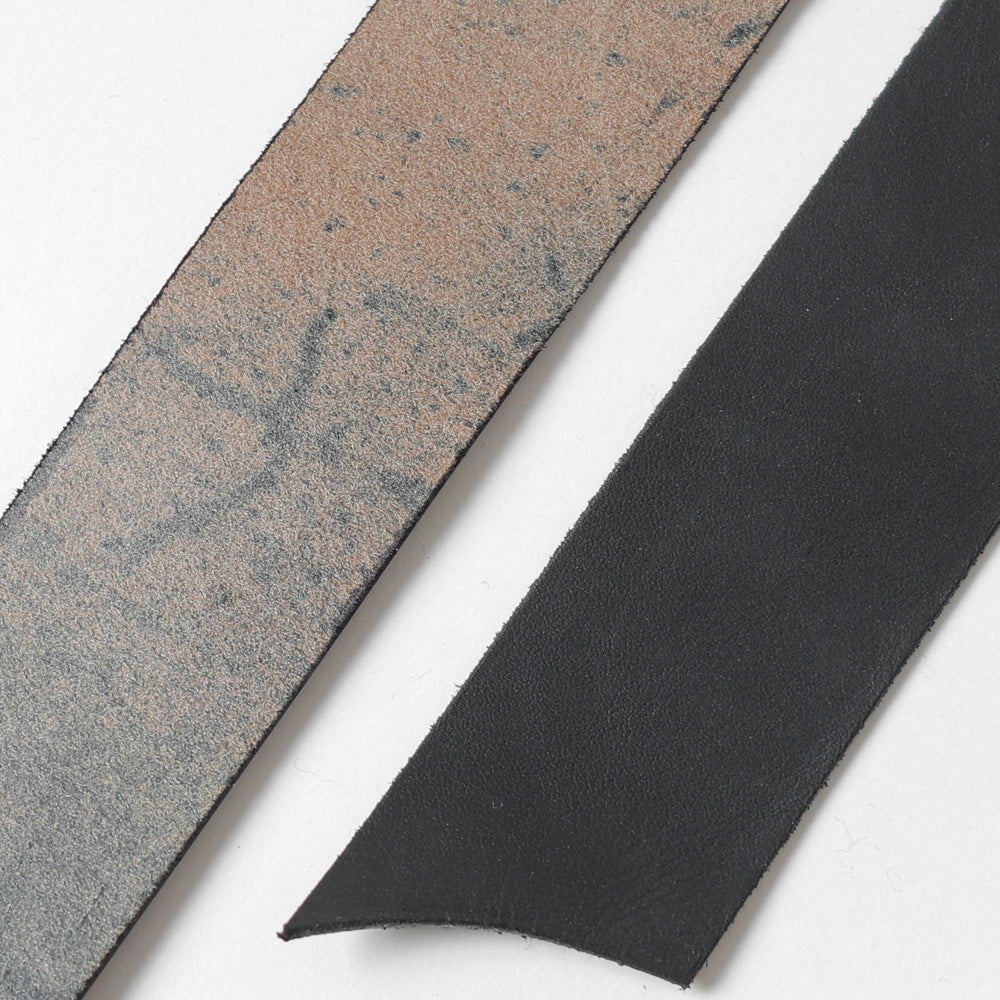 GUIDI LEATHER DOUBLE RING BELT