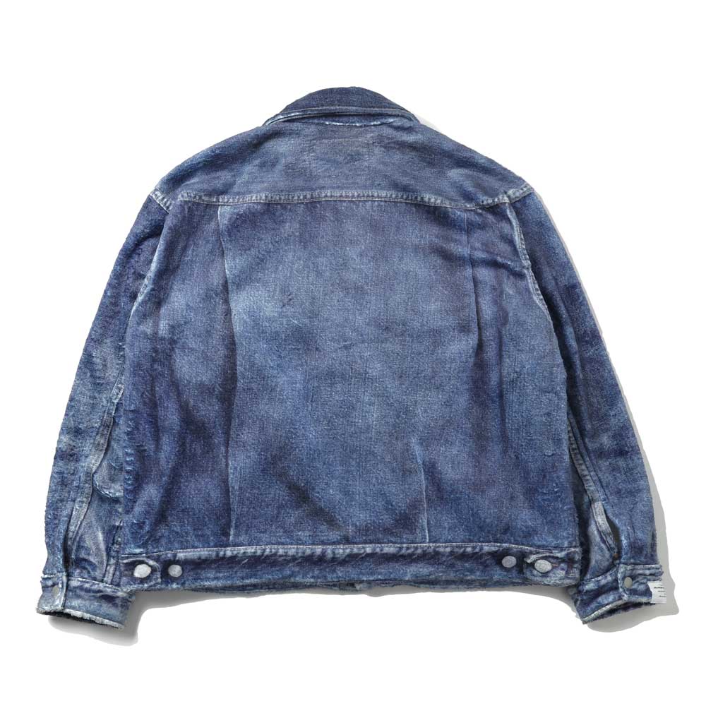 DENIM PRINT FUR JKT