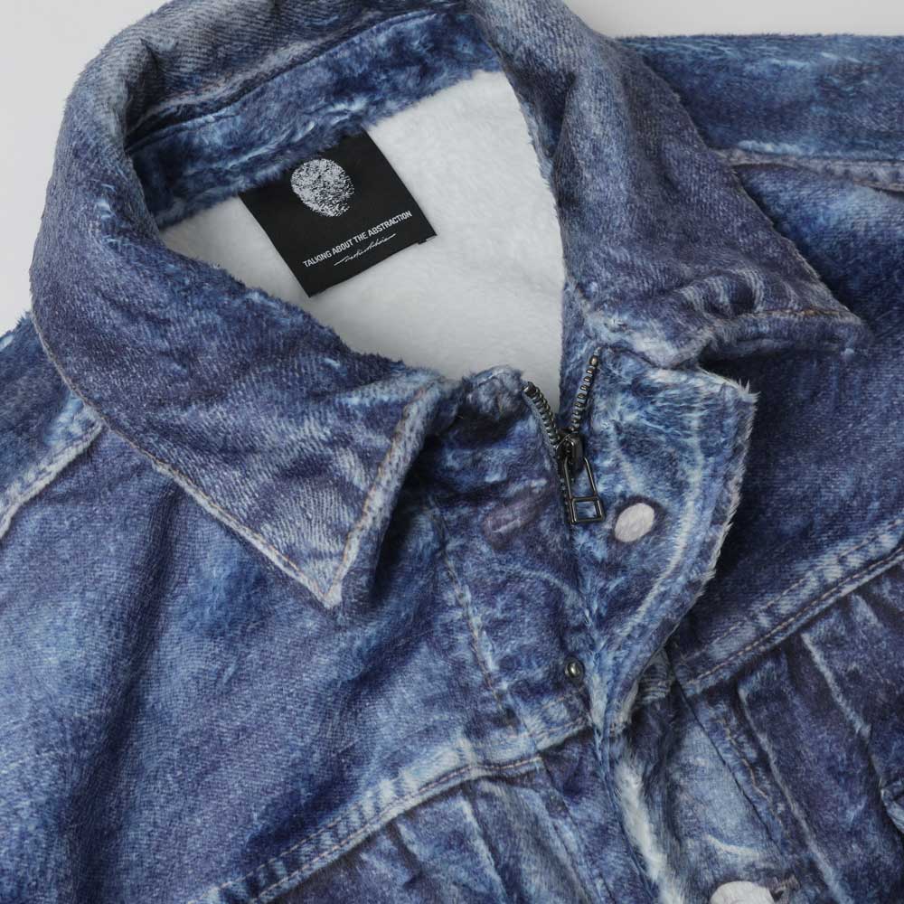 DENIM PRINT FUR JKT