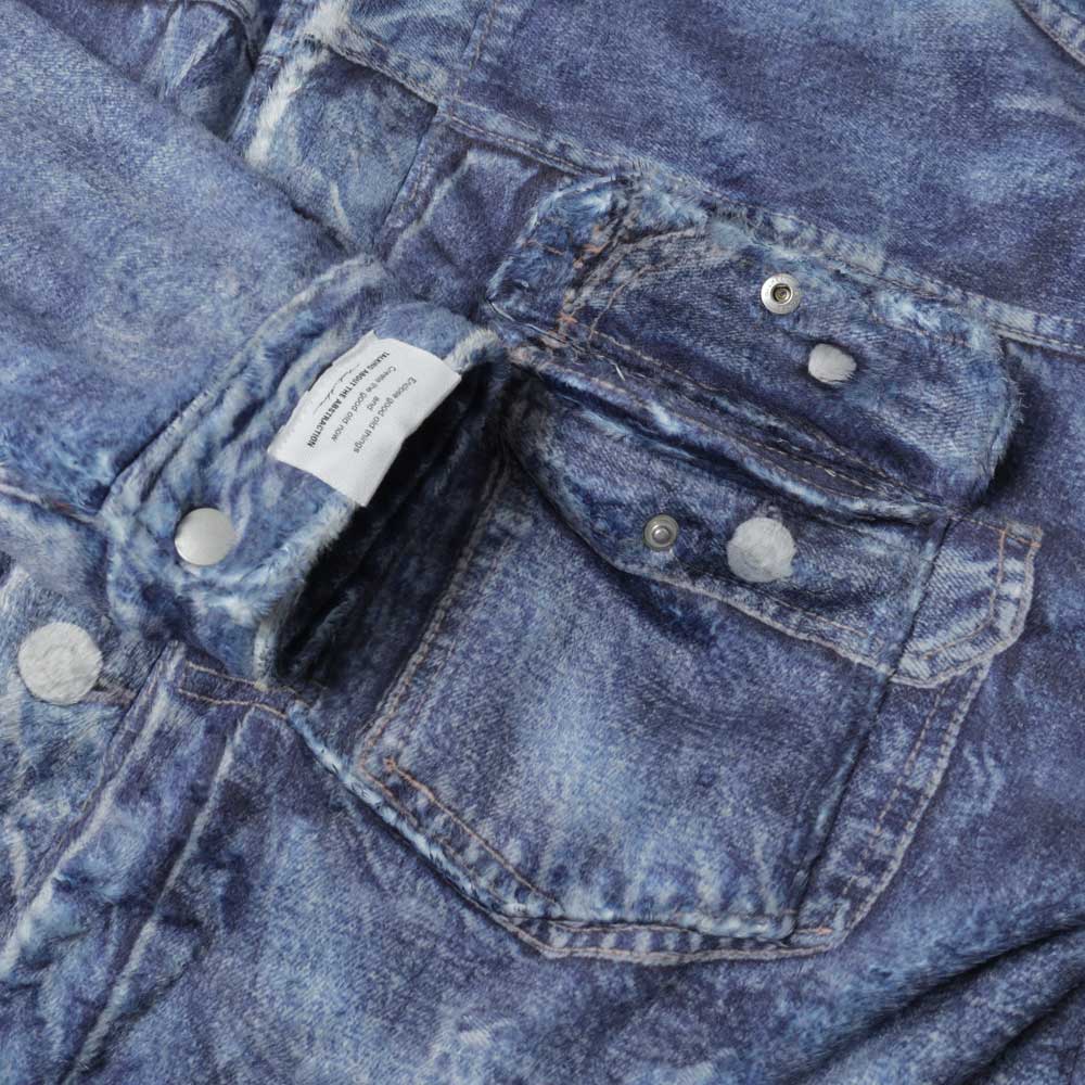 DENIM PRINT FUR JKT