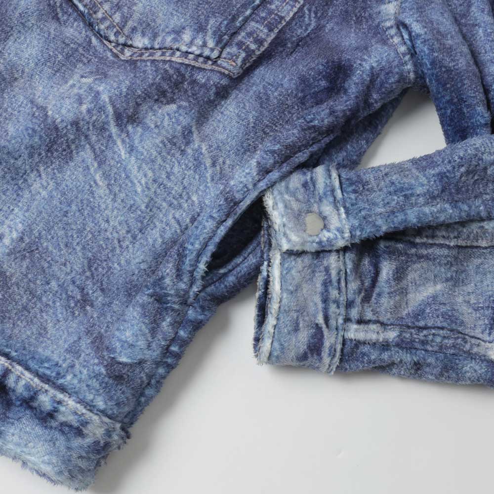 DENIM PRINT FUR JKT