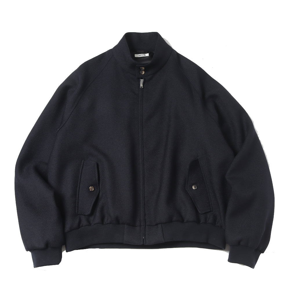 FLUID WOOL & MOHAIR TRICOTINE HYPER BIG GOLF JACKET